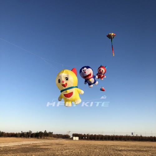 3.5m doraemon kite pendant 40d ripstop nylon