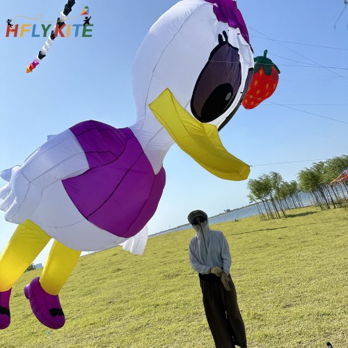 3.5M donald duck kite pendant 40d ripstop nylon