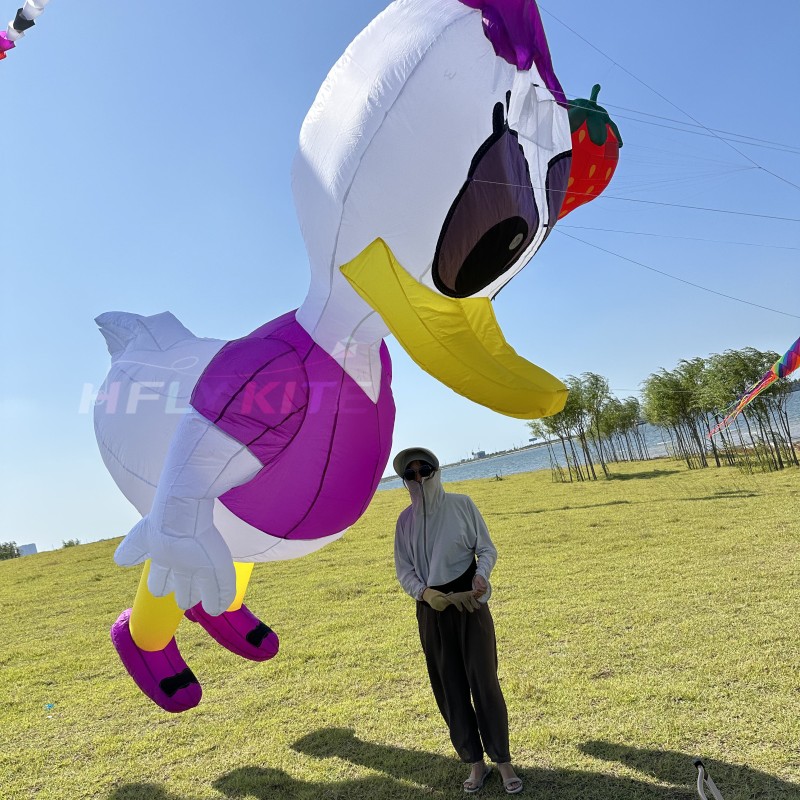 3.5M donald duck kite pendant 40d ripstop nylon 