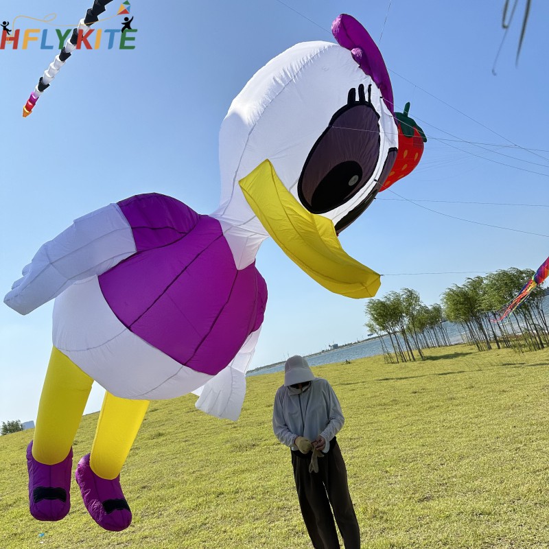 3.5M donald duck kite pendant 40d ripstop nylon