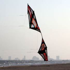 240*/80cm Strong wind Diamond Eye Four-Line Stunt Windrider Kite PC31 Nylon 
