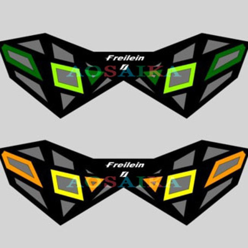 240*/80cm Strong wind Diamond Eye Four-Line Stunt Windrider Kite PC31 Nylon 