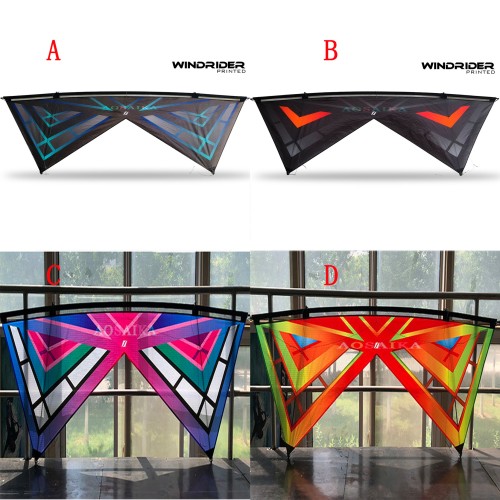Colour printing version wind knight Four-Line Stunt Windrider Kite PC31 Nylon For Adults High Quality Colorful Show Kites