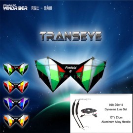 240*/80cm Diamond Eye Four-Line Stunt Windrider Kite PC31 Nylon 