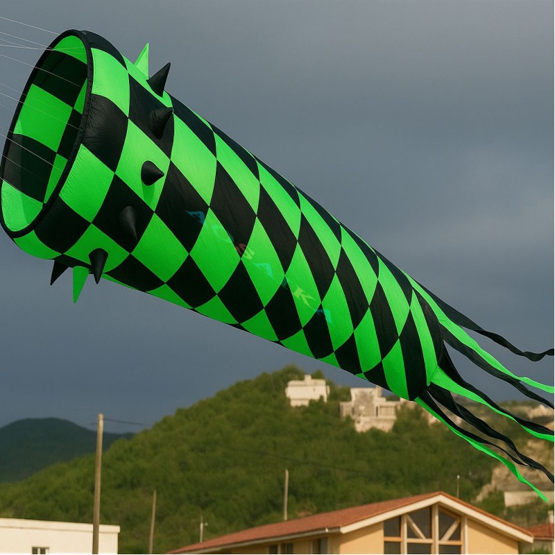 New arrival 16/20/35m spinner kite 40d ripstop nylon line laundry kite 