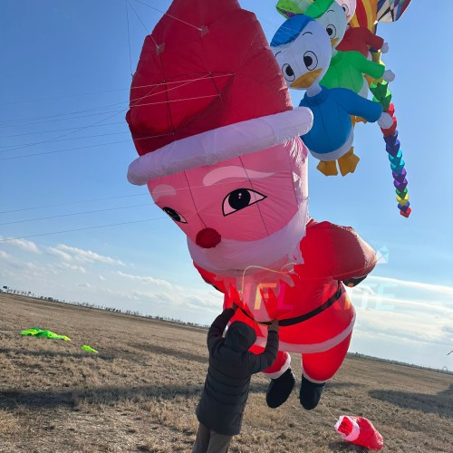 5M santa claus kite pendant 40d ripstop nylon 5M santa claus kite pendant 40d ripstop nylon