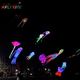 35M led squid kite pendant 40d ripstop nylon 