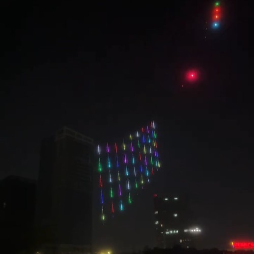 10m Led light with battery kite light