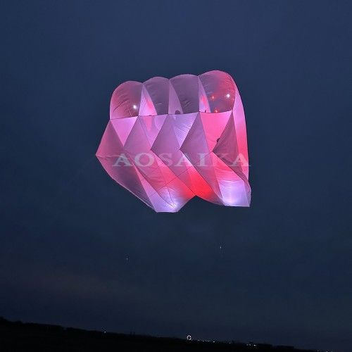 12Sqm LED pilot Kite 20d Ripstop Nylon For Adults High Quality ColorfulShow Kites