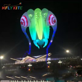 16sq.m luminous trilobed kite 40d ripstop nylon 