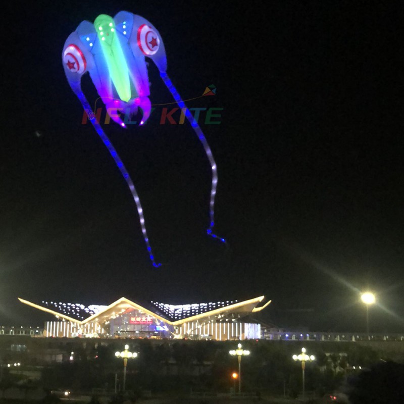 16sq.m luminous trilobed kite 40d ripstop nylon 
