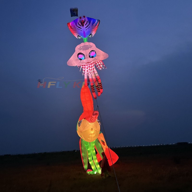 17M nightlight swordfish kite pendant 40d ripstop nylon 