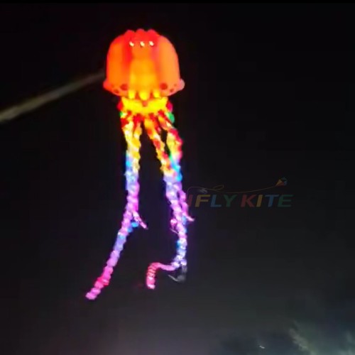 18M Led jellyfish kite 40d ripstop nylon