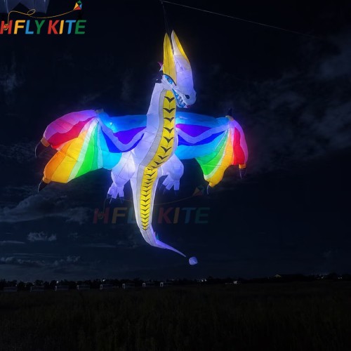 16.5M Led pterosaur dragon kite pendant 40d ripstop nylon