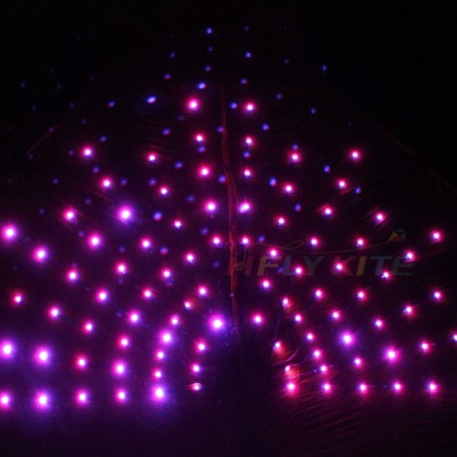 3/4sq.m luminous peacock open the screen kite