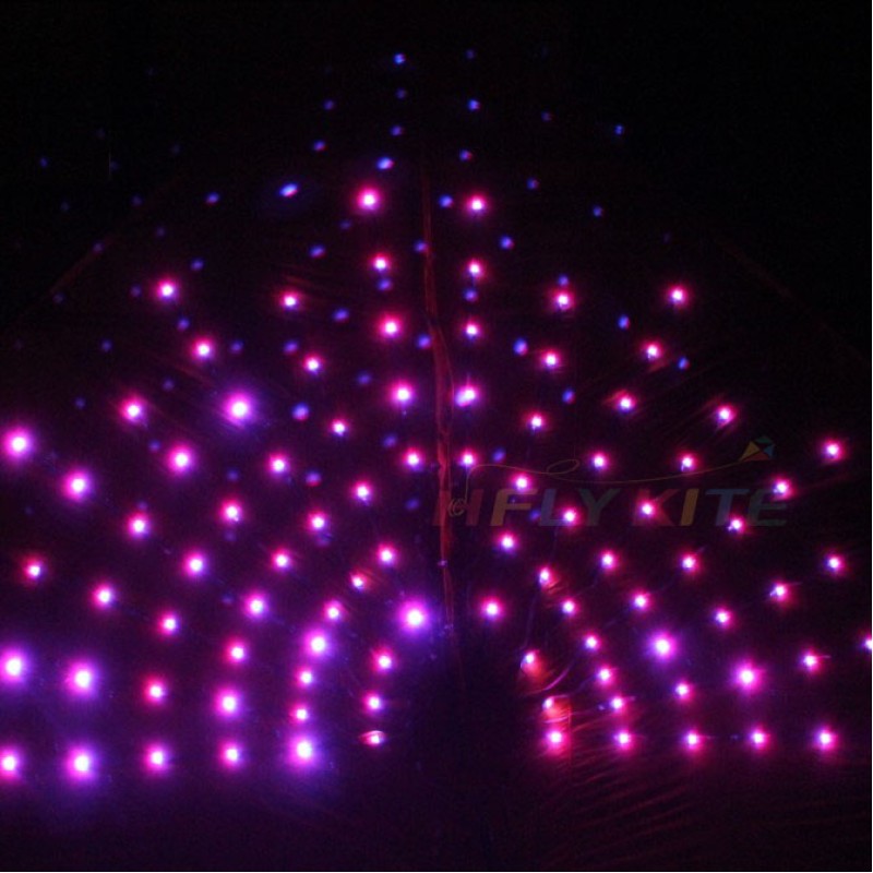 3/4sq.m luminous peacock open the screen kite