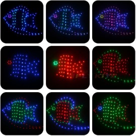 4sq.m luminous tropical fish kite 