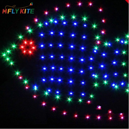 4sq.m luminous tropical fish kite