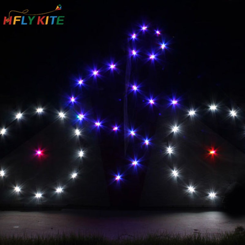 2/3sq.m luminous racer kite