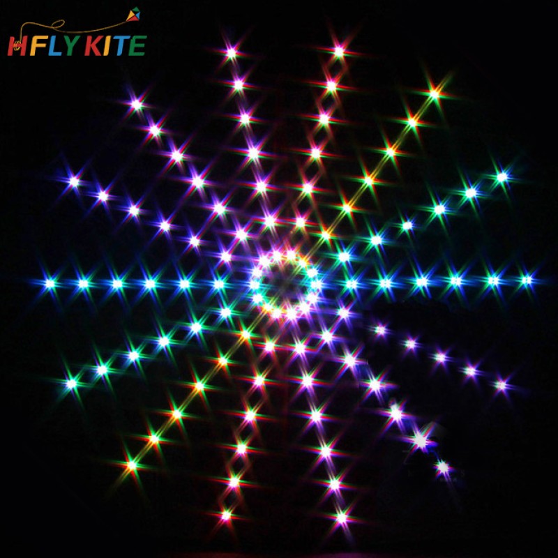 6sq.m luminous wind and fire whell kite