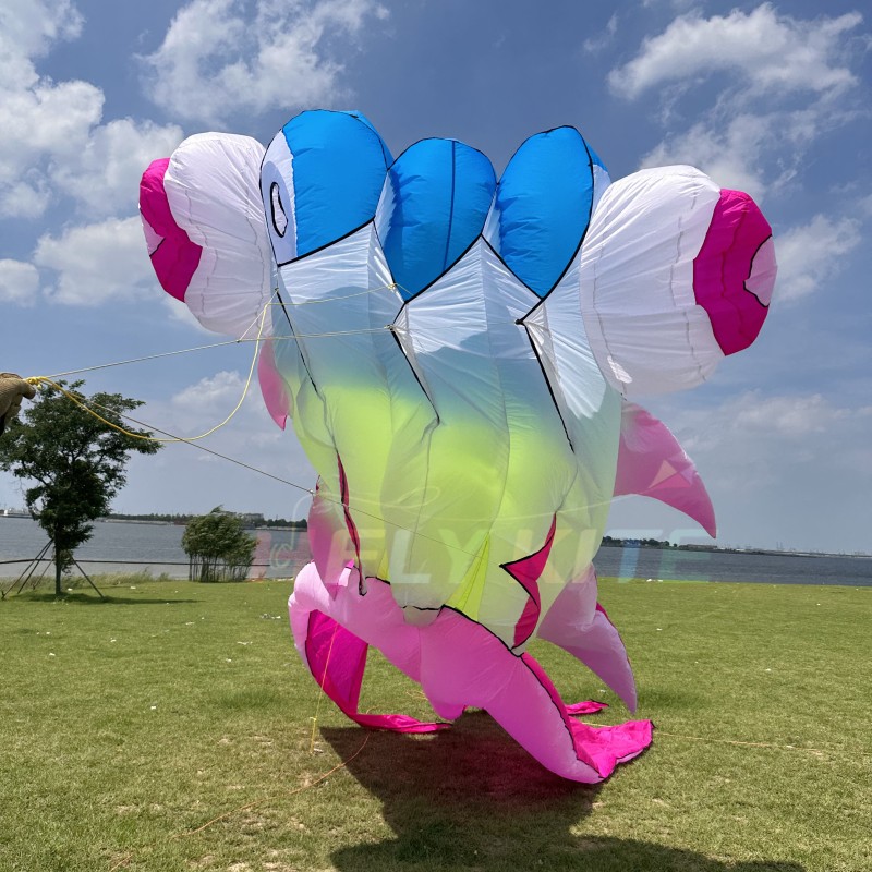 9M goldfish kite rendant 40d ripstop nylon 