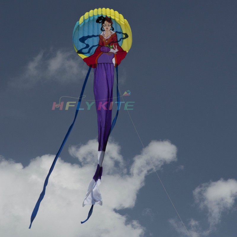 3*11m Chang'e kite Polyester cloth Adults High Quality Colorful Show Kite 