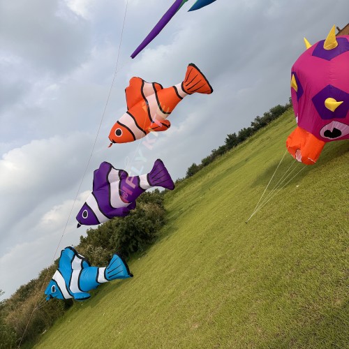 5M clownfish kite pendant 40d ripstop nylon