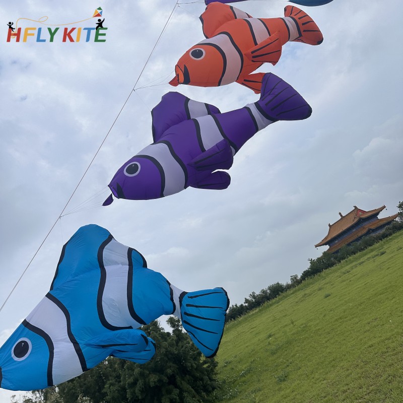 5M clownfish kite pendant 40d ripstop nylon