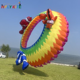 6M clownfish bol kite 40d ripstop nylon 