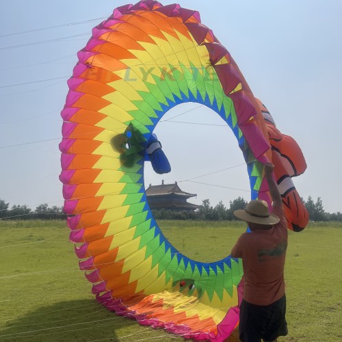 6M clownfish bol kite 40d ripstop nylon 6M clownfish bol kite 40d ripstop nylon