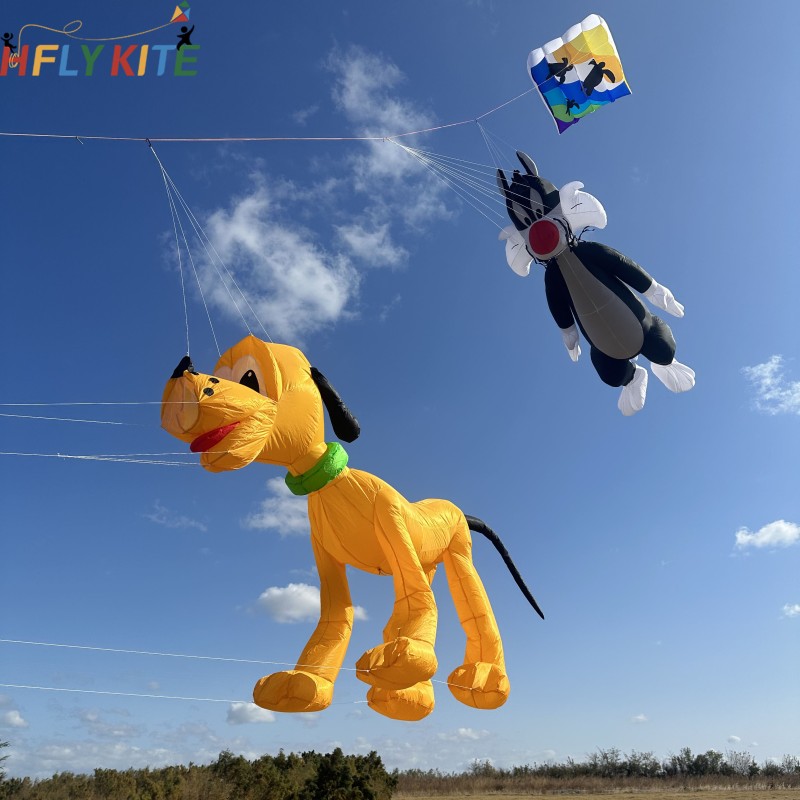 3.5M bruto dog kite pendant 40d ripstop nylon 