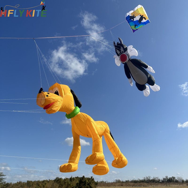 3.5M bruto dog kite pendant 40d ripstop nylon