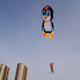 New Arrival Soft Inflatable 6M Emperor Enterprise Kite Pendant Polyester cloth Adults High Quality Colorful Animal Show Kites 