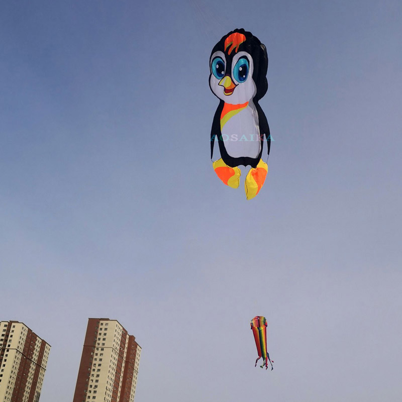 New Arrival Soft Inflatable 6M Emperor Enterprise Kite Pendant Polyester cloth Adults High Quality Colorful Animal Show Kites 