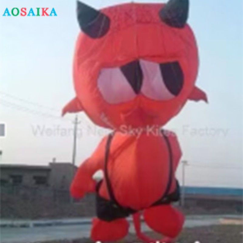 5m/10m Demon kite pendant 40d ripstop nylon Adults High Quality Colorful Show Kite