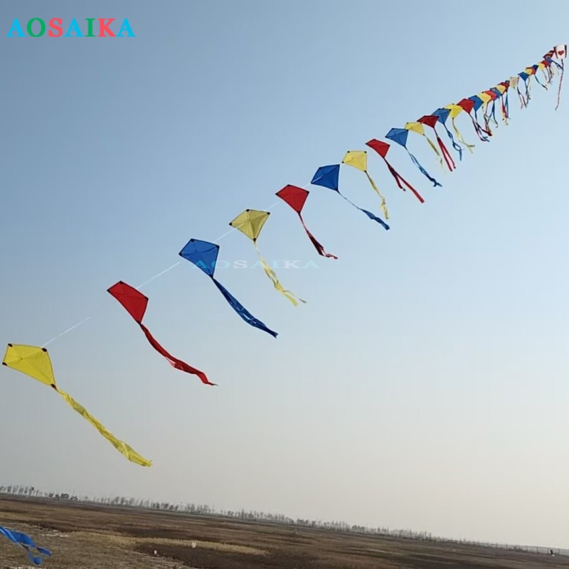 25M Trian kite Arch Kite 40d Ripstop Nylon For Adults High Quality Colorful Show Kite 