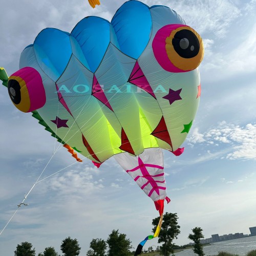 New Arrival Soft Inflatable 13sqm/20sqm Tadpole Kite 40d Nylon Ripstop For Adults High Quality Colorful Animal Show Kites New Arrival Soft Inflatable 13sqm/20sqm Tadpole Kite 40d Nylon Ripstop For Adults High Quality Colorful Animal Show Kites