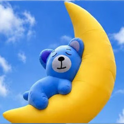 4m Moon bear kite pendant 40d ripstop nylon For Adults High Quality Colorful Show Kites