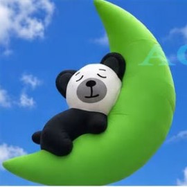 4m Moon bear kite pendant 40d ripstop nylon For Adults High Quality Colorful Show Kites 