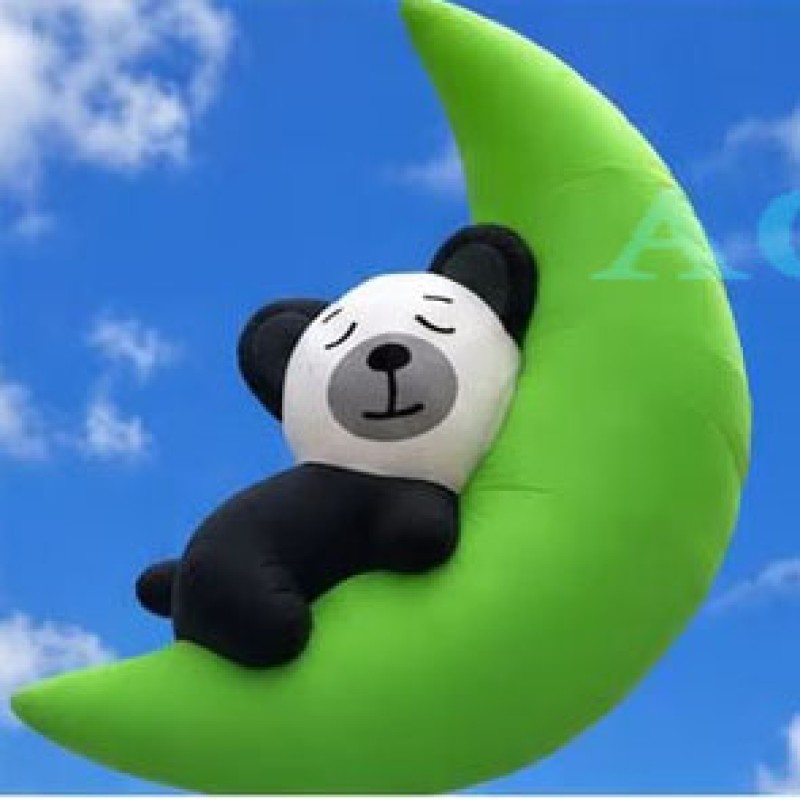 4m Moon bear kite pendant 40d ripstop nylon For Adults High Quality Colorful Show Kites 