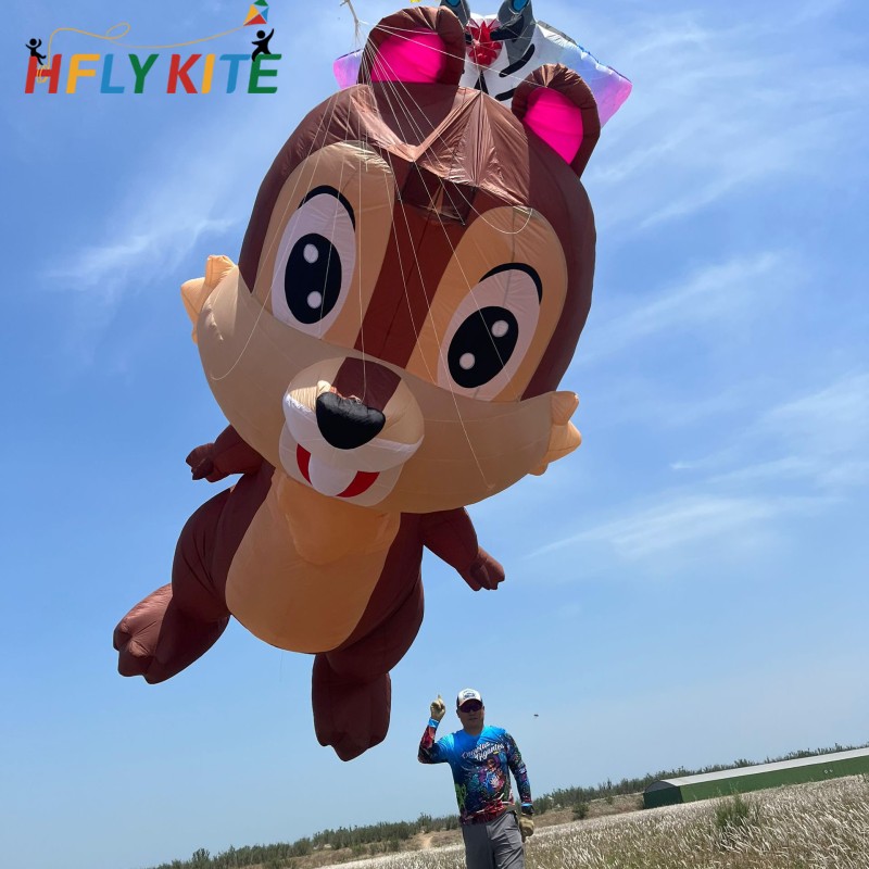 hflykites 12m squirrel kite pendant   40d ripstop nylon