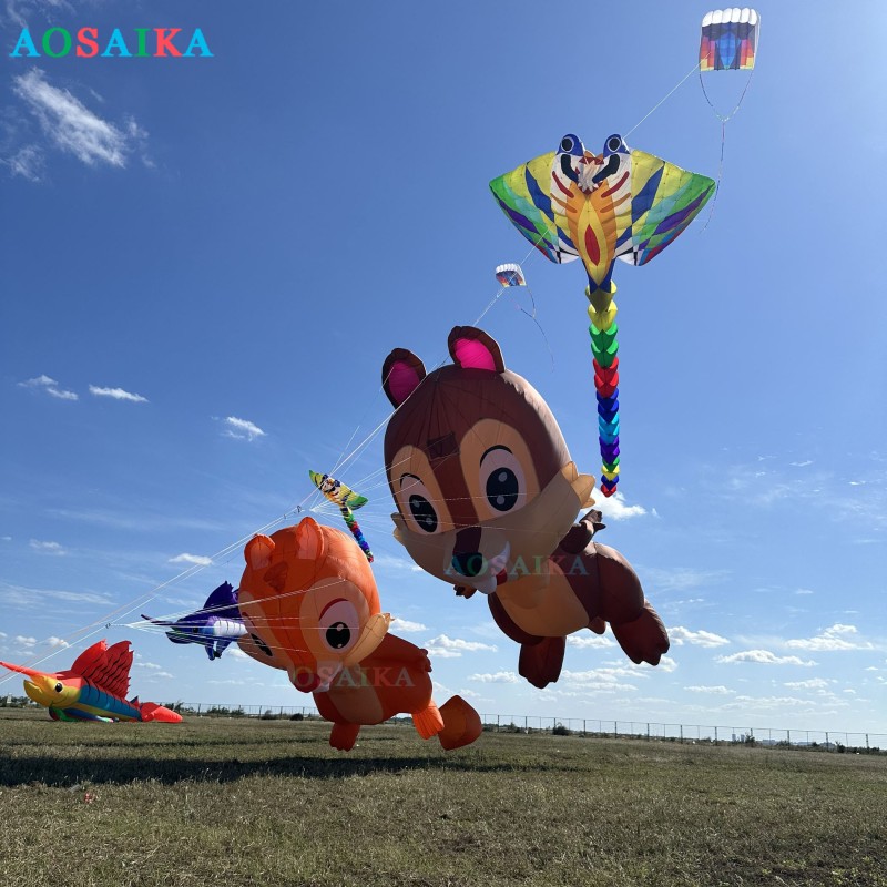 3.5m/5m squirrel kite pendant 40d ripstop nylon 