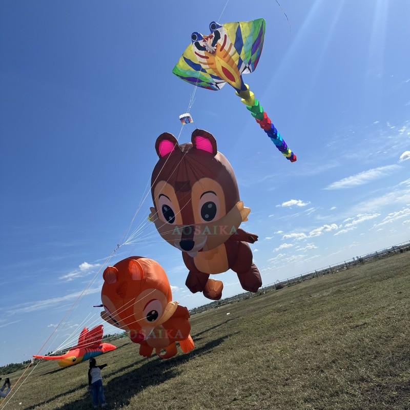 3.5m/5m squirrel kite pendant 40d ripstop nylon 