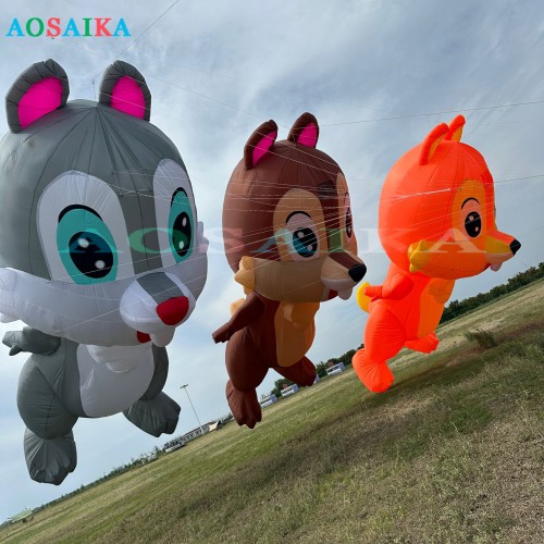 hflykites 12m squirrel kite pendant   40d ripstop nylon