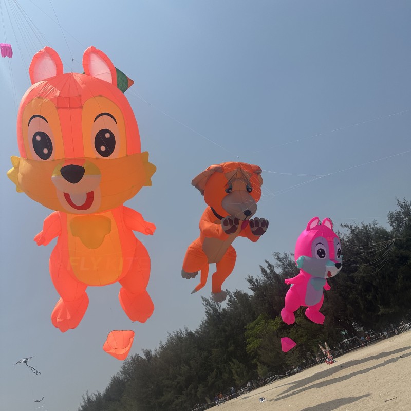 hflykites 12m squirrel kite pendant   40d ripstop nylon 