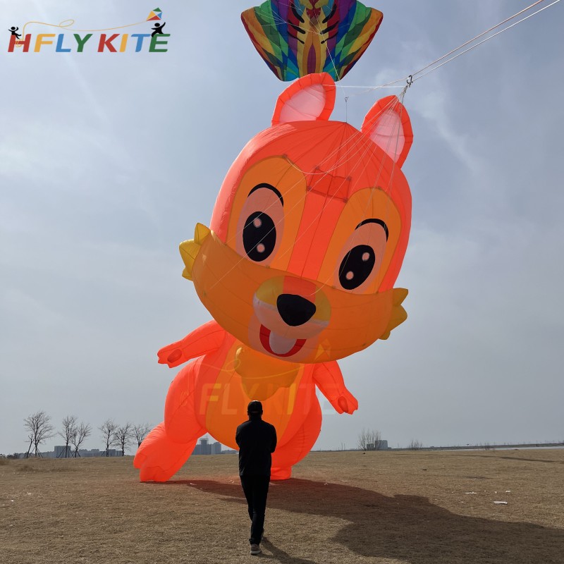 hflykites 12m squirrel kite pendant   40d ripstop nylon 