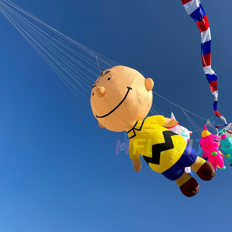 5M Charlie Brown kite pendant 40d ripstop nylon outdoor toy 