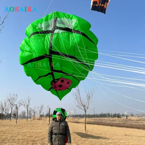  3*4.8M Tree Leaf Kite Pendant 40d Ripstop Nylon For Adults High Quality Colorful Show Kites