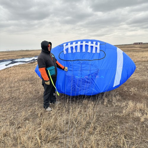 3.2M rugby landscape kite 40d ripstop nylon