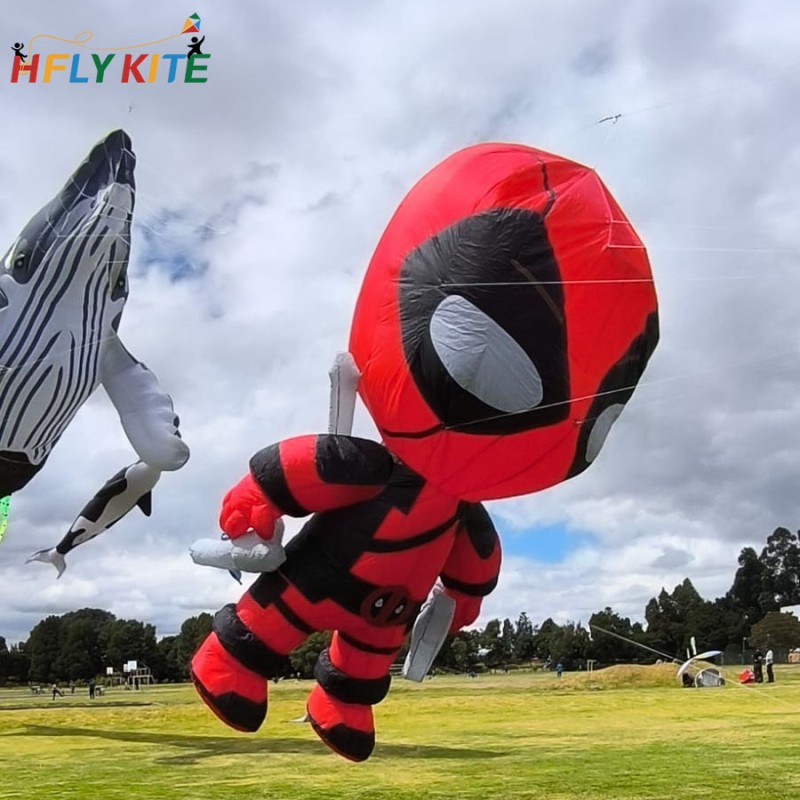 6M deadpool marvel kite pendant 40d ripstop nylon